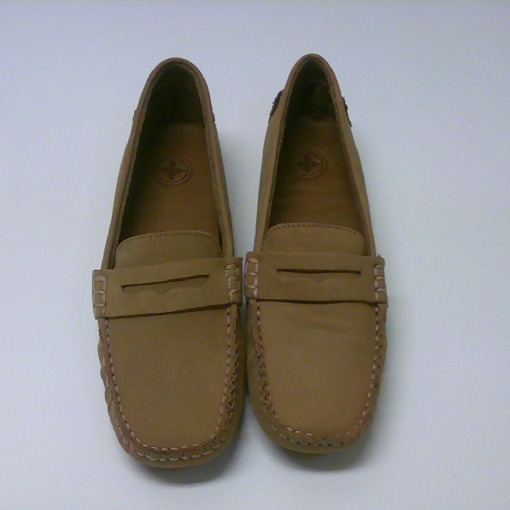 Tan Tradd Suede Loafer -Charleston Shoe Co Size 6